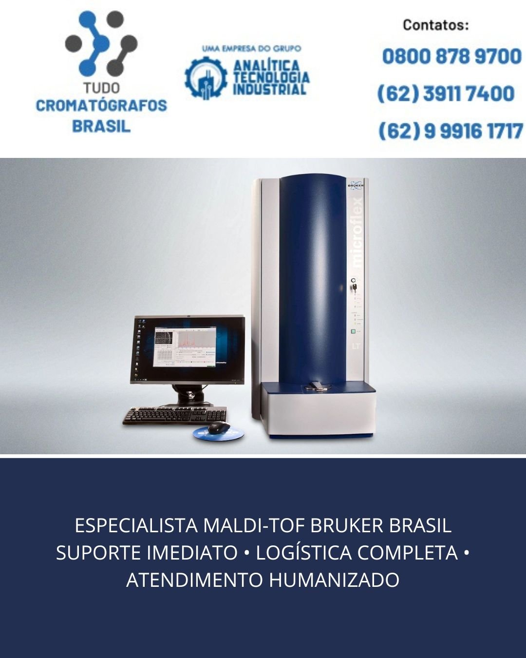 ASSISTÊNCIA TÉCNICA ESPECIALIZADA MALDI TOF BRUKER BRASIL