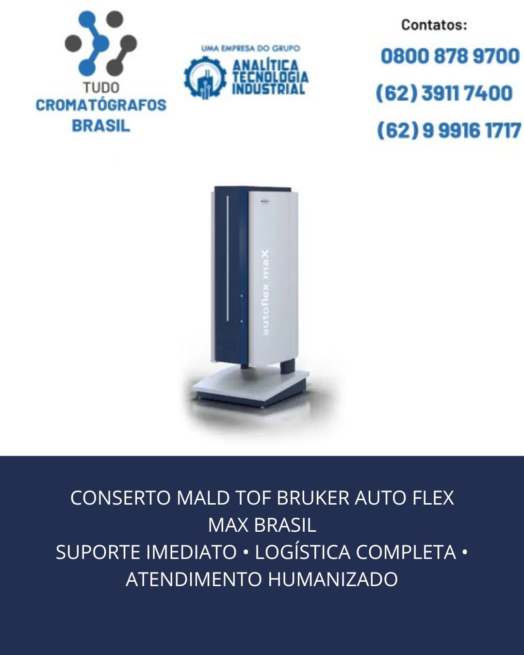 CONSERTO MALD TOF BRUKER AUTO FLEX MAX BRASIL SUPORTE IMEDIATO • LOGÍSTICA COMPLETA • ATENDIMENTO HUMANIZADO
