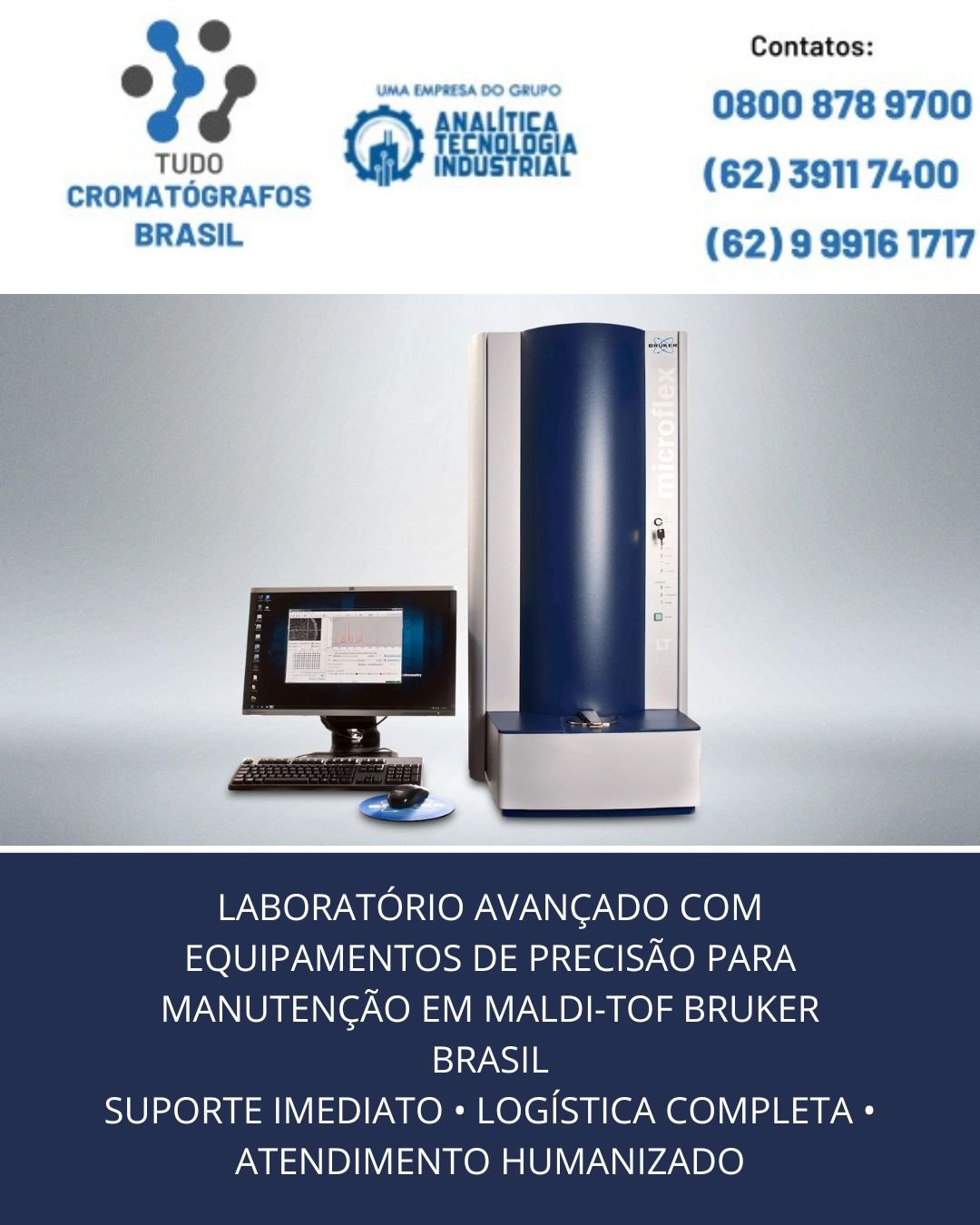 ESPECIALISTAS EM ASSISTÊNCIA TÉCNICA NO MALDI TOF DA BRUKER NO BRASIL ATENDIMENTO IMEDIATO LOGÍSTICA COMPLETA ATENDIMENTO HUMANIZADO