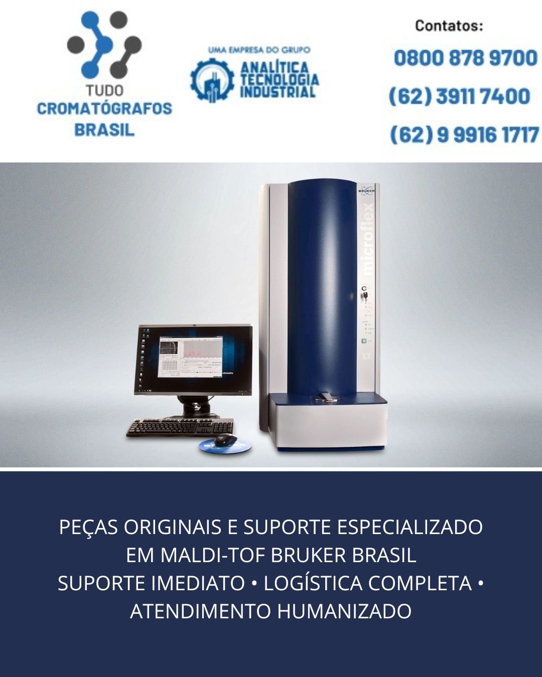ESPECIALISTAS EM CONSERTOS DO MALDI TOF DA BRUKER NO BRASIL ATENDIMENTO IMEDIATO LOGÍSTICA COMPLETA ATENDIMENTO HUMANIZADO