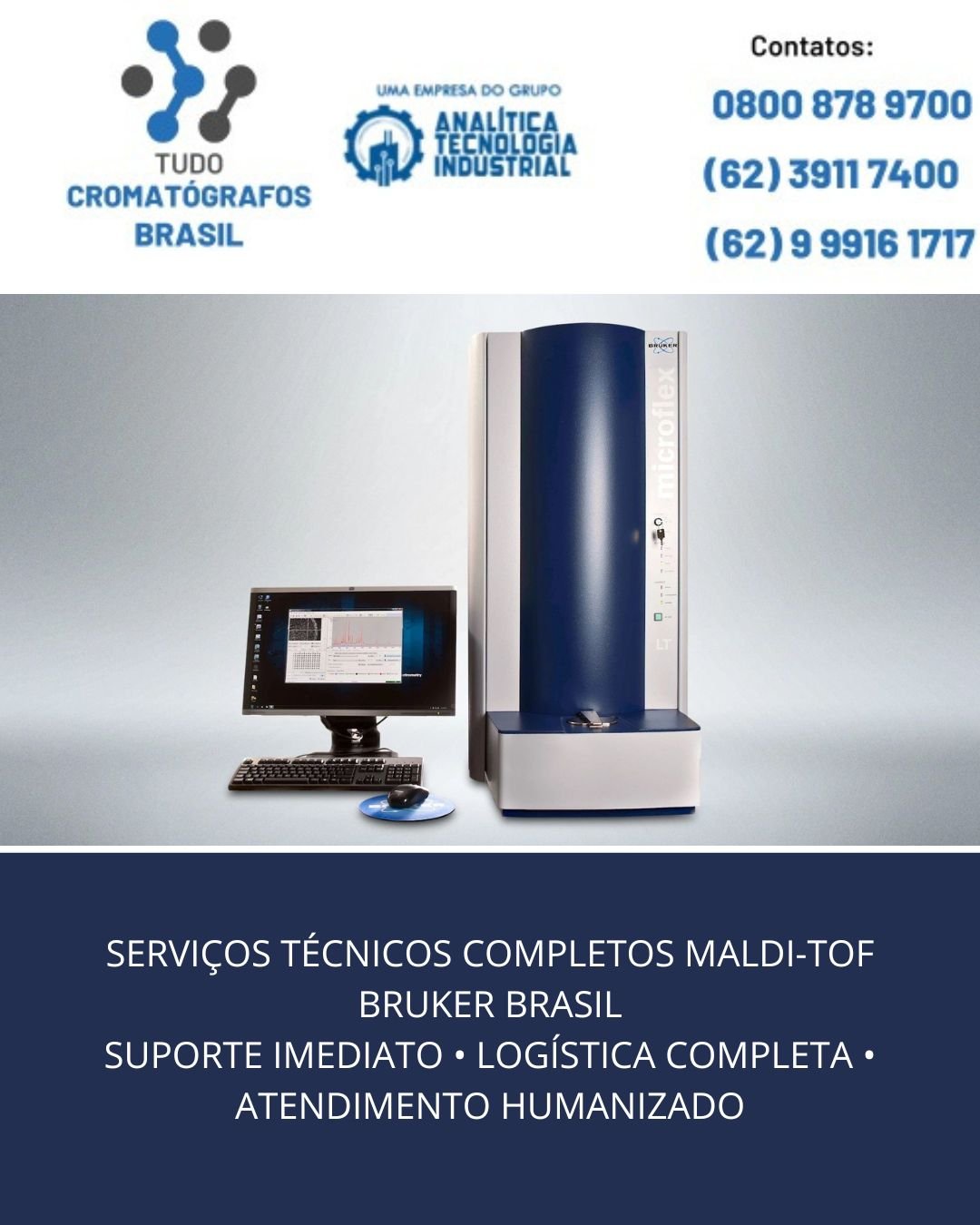 ESPECIALISTAS EM MANUTENÇÃO DO MALDI TOF DA BRUKER NO BRASIL ATENDIMENTO IMEDIATO LOGÍSTICA COMPLETA ATENDIMENTO HUMANIZADO