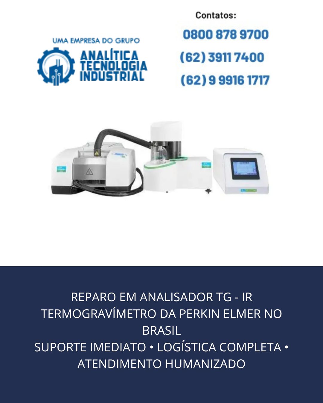 REPARO EM ANALISADOR TG   IR TERMOGRAVÍMETRO DA PERKIN ELMER NO BRASIL SUPORTE IMEDIATO • LOGÍSTICA COMPLETA • ATENDIMENTO HUMANIZADO